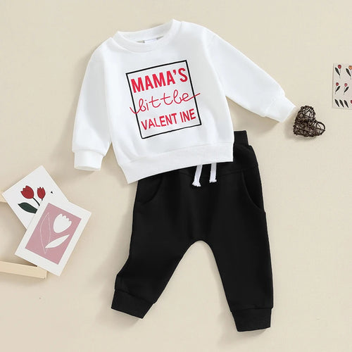 Mama's Little Valentine Baby Toddler Set