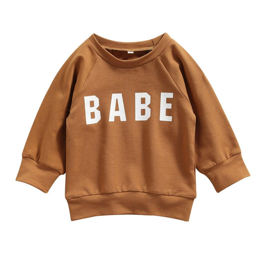 Babe Toddler Printed Sweatshirt - Shop Baby Boutiques 