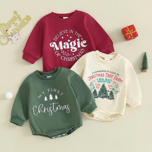 Baby Christmas Rompers - Shop Baby Boutiques 