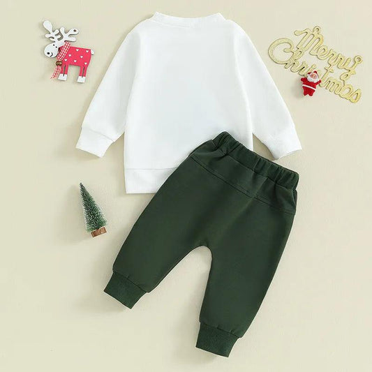 Baby Christmas Tree Jogger Set - Shop Baby Boutiques 