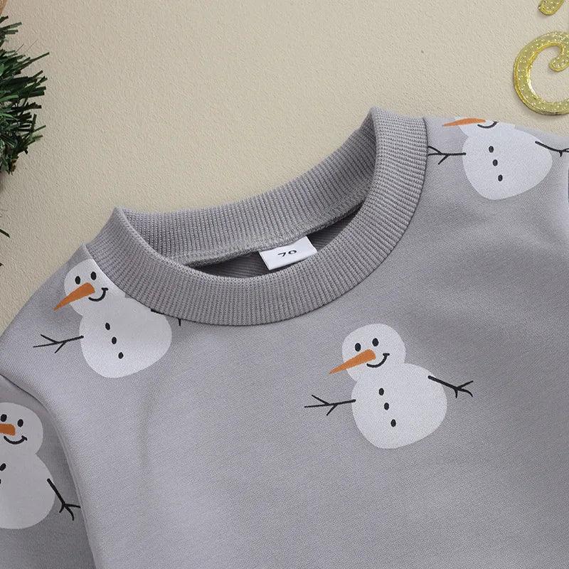 Baby Toddler Snowman Sweatshirt - Shop Baby Boutiques 