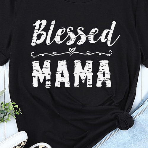 BLESSED MAMA Graphic Tee - Shop Baby Boutiques 