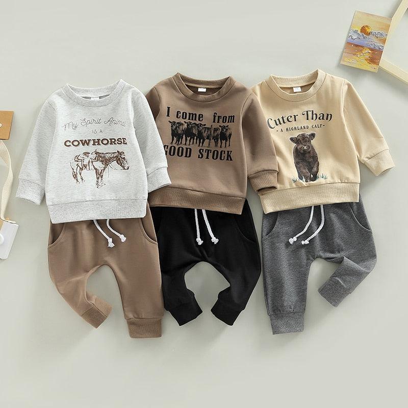 I Come From Good Stock Clothing Set - Shop Baby Boutiques 