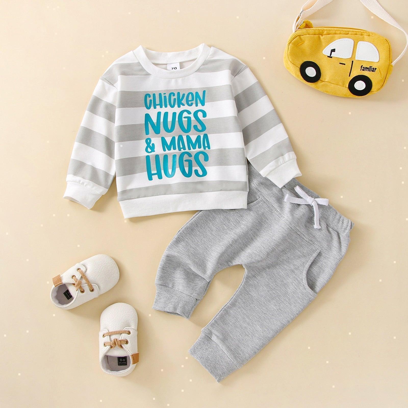 Chicken Nugs & Mama Hugs Outfit - Shop Baby Boutiques 