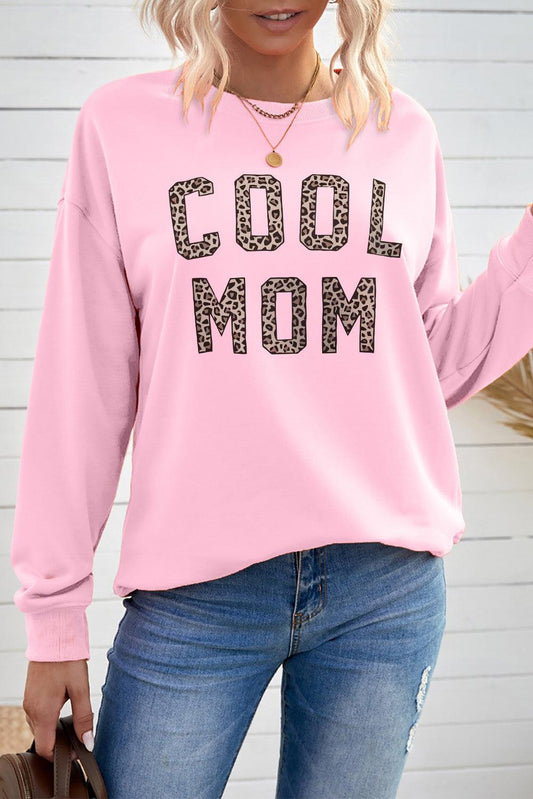 COOL MOM Graphic Drop Shoulder Sweatshirt - Shop Baby Boutiques 