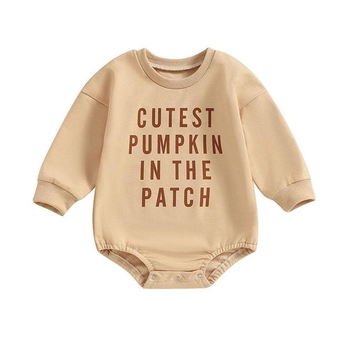 Cutest Pumpkin In The Patch Oversized Romper - Shop Baby Boutiques 