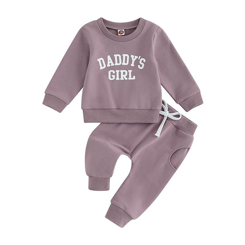 Daddy's Girl Sweatpant Outfit-Shop Baby Boutiques