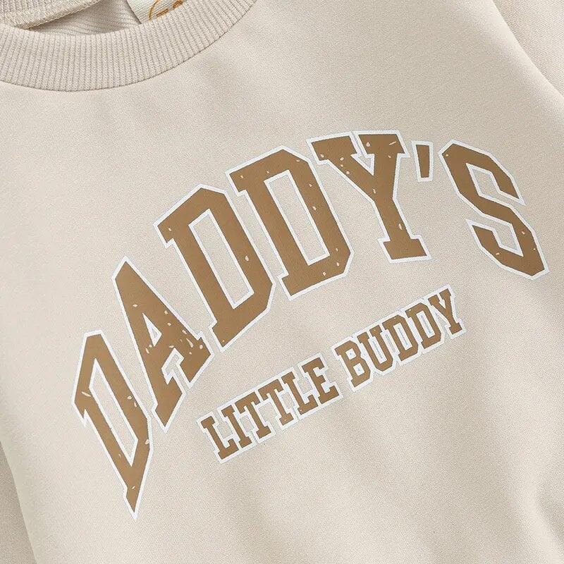 Daddy's Little Buddy Jogger Set - Shop Baby Boutiques 