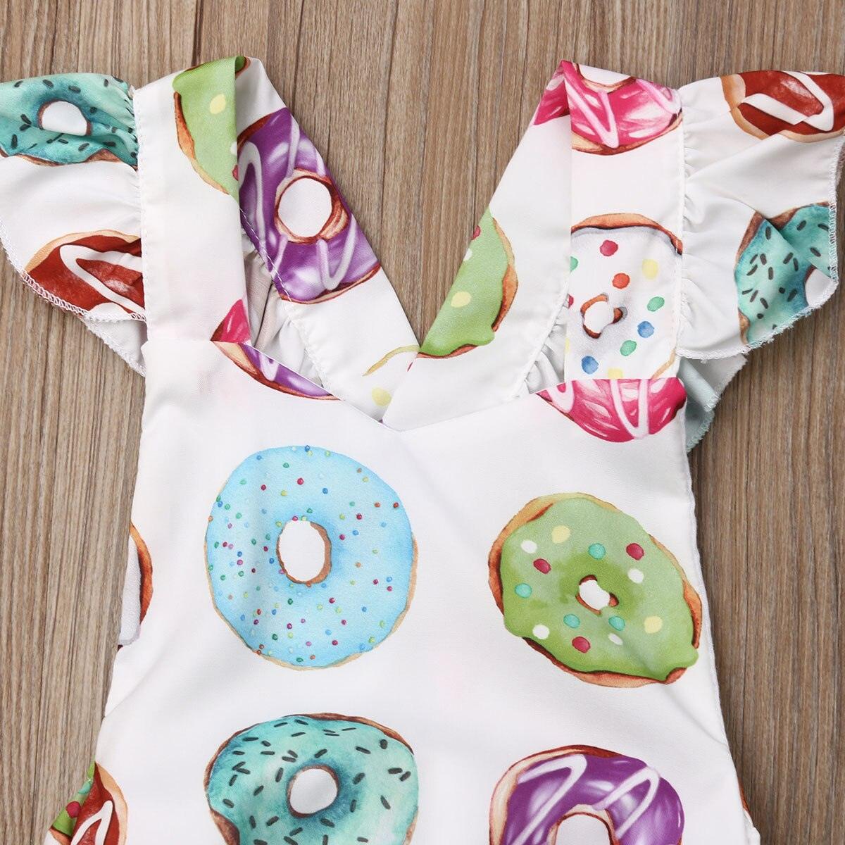 Donut Romper With Headband - Shop Baby Boutiques 