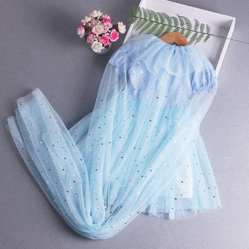 Elsa Frozen Princess Dress With Cape - Shop Baby Boutiques 