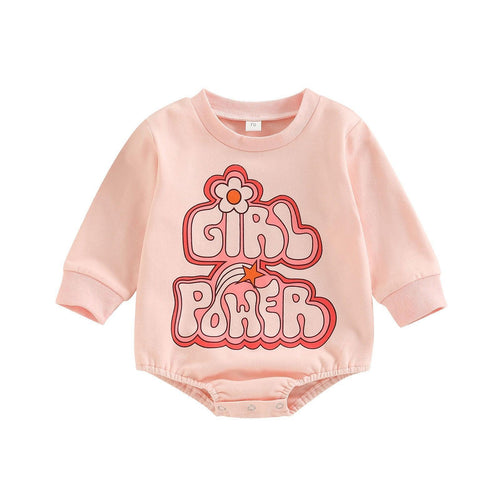 Girl Power Retro Romper - Shop Baby Boutiques 