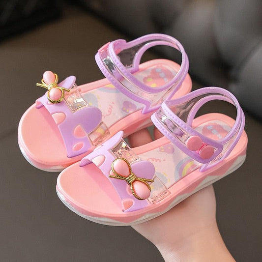 Girls Flower Summer Sandals - Shop Baby Boutiques 