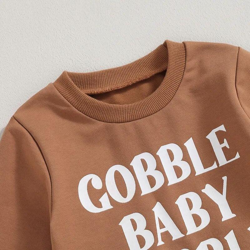 Girls Gobble Baby Gobble Outfit - Shop Baby Boutiques 