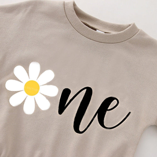 Girls Retro Daisy First Birthday Outfit-Shop Baby Boutiques