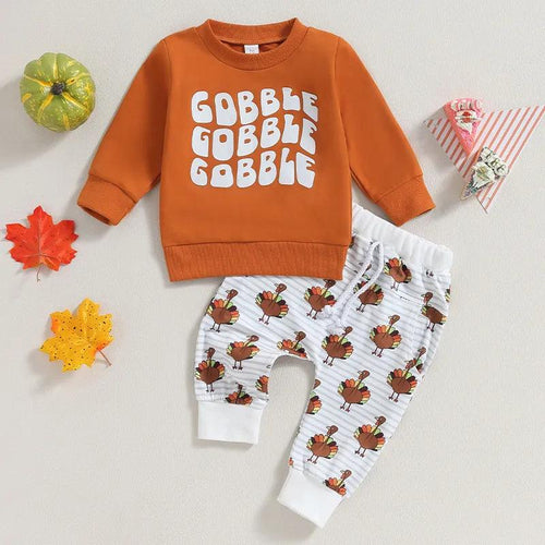Gobble Gobble Gobble Outfit - Shop Baby Boutiques 