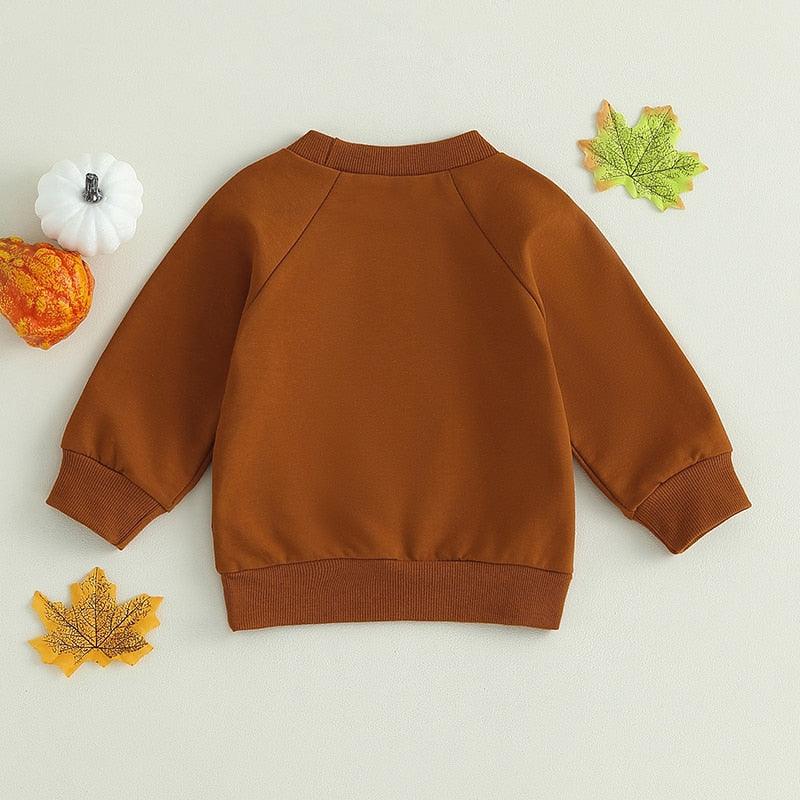Halloween Print Long Sleeve Pullover-Shop Baby Boutiques
