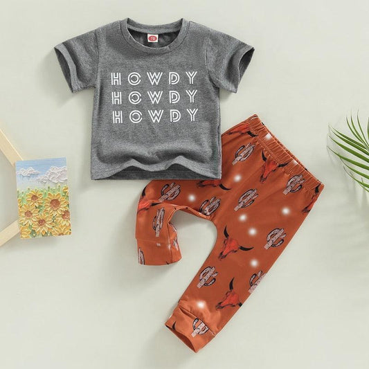 Howdy Western Clothing Set - Shop Baby Boutiques 