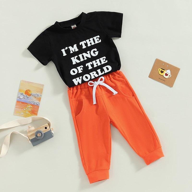 I'm The King of The World Pant Set - Shop Baby Boutiques 