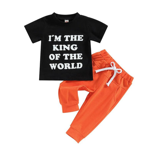 I'm The King of The World Pant Set - Shop Baby Boutiques 