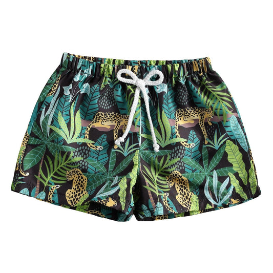 Jungle Print Toddler Beach Shorts - Shop Baby Boutiques 