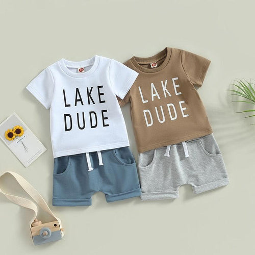 Lake Dude Summer Short Set - Shop Baby Boutiques 