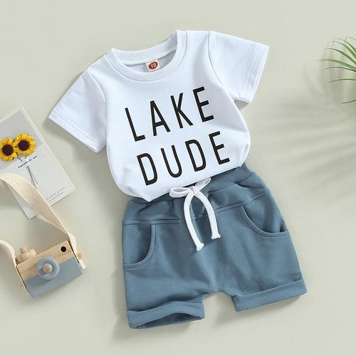 Lake Dude Summer Short Set - Shop Baby Boutiques 