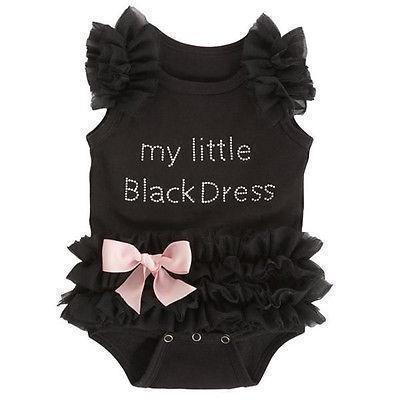 Little Black Dress Romper - Shop Baby Boutiques 
