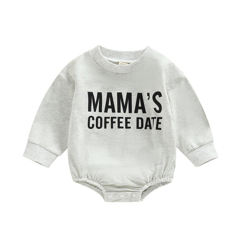 Mama's Coffee Date Oversized Romper - Shop Baby Boutiques 