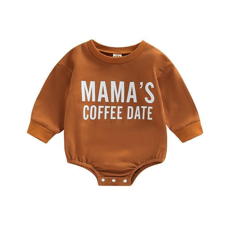 Mama's Coffee Date Oversized Romper - Shop Baby Boutiques 