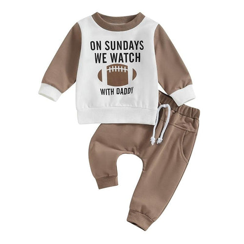 On Sundays We Watch Football Outfit-Shop Baby Boutiques