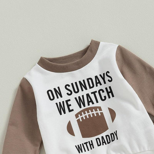 On Sundays We Watch Football Outfit-Shop Baby Boutiques