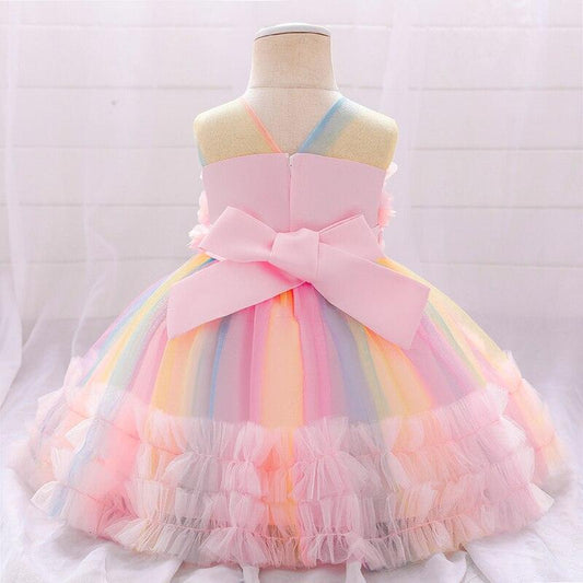 Rainbow Tulle Dress-Shop Baby Boutiques