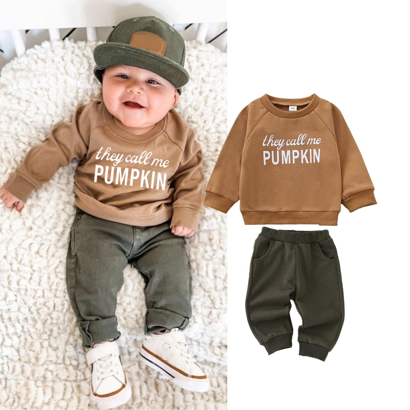 They Call Me Pumpkin Toddler Set-Shop Baby Boutiques