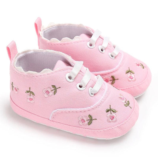 Toddler Canvas Cute Flower Sneaker Shoes - Shop Baby Boutiques 