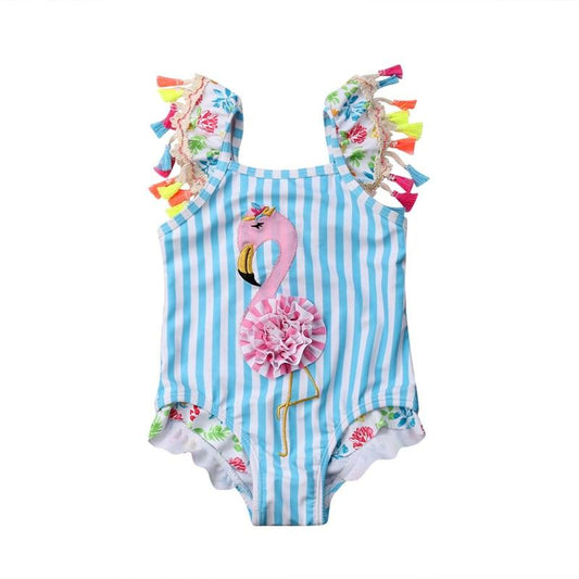 Toddler Flamingo Swimsuit-Shop Baby Boutiques