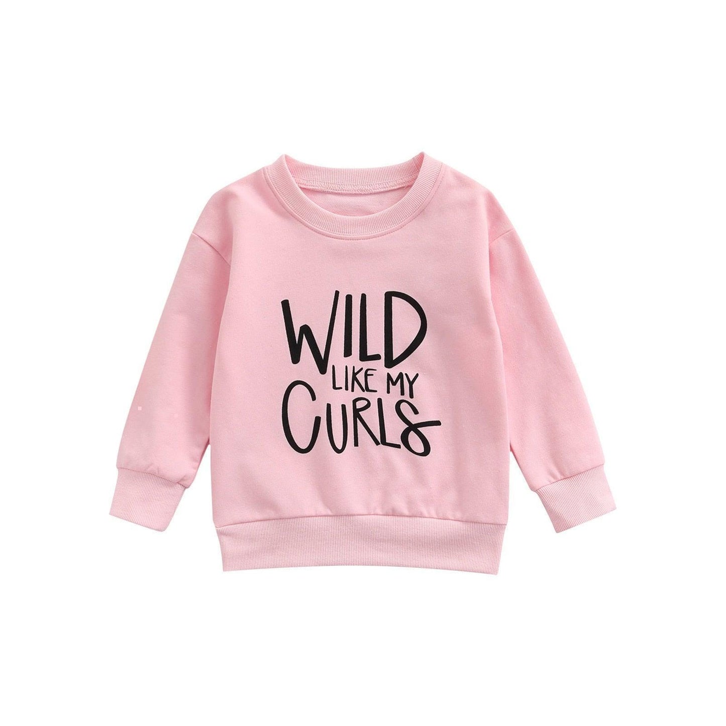 Wild Like My Curls Long Sleeve Top - Shop Baby Boutiques 